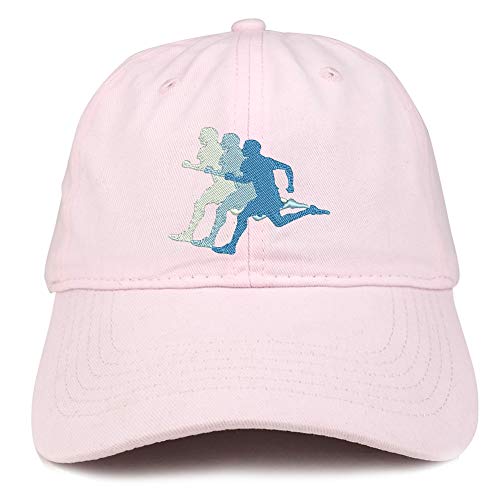 Trendy Apparel Shop Runner Embroidered Soft Crown 100% Brushed Cotton Cap