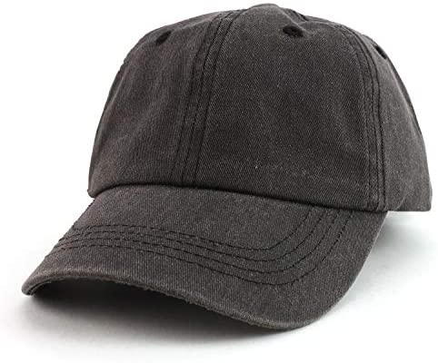 Trendy Apparel Shop Youth Unstructured Pigment Dyed Washed Baseball Cap