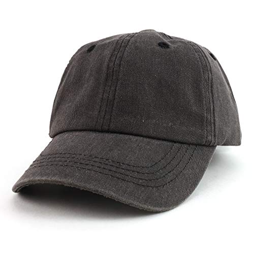 Trendy Apparel Shop Youth Unstructured Pigment Dyed Washed Baseball Cap