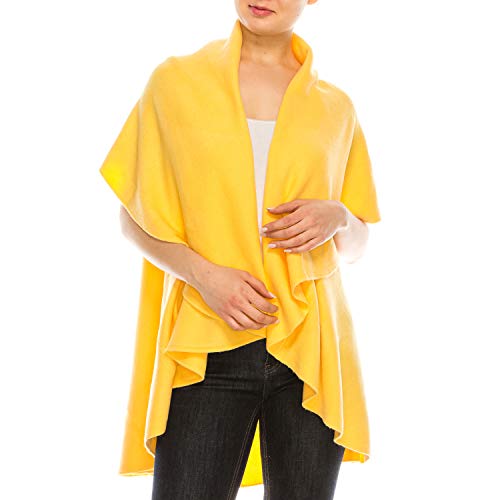 Trendy Apparel Shop Women's Multi-Use Soft Basic Cardigan Shawl Scarf Vest