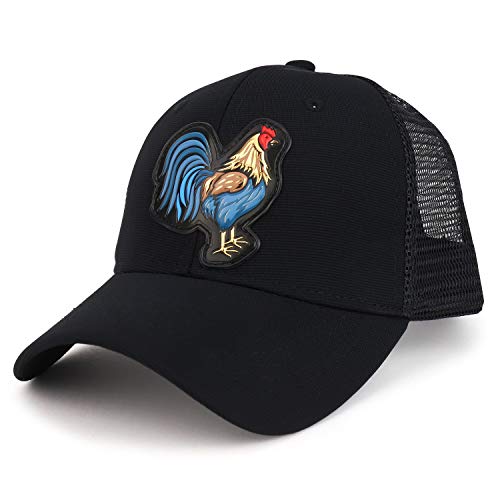 Trendy Apparel Shop High Frequency Chicken Structured Trucker Mesh Cap