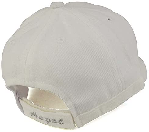 Trendy Apparel Shop Infant Size Angel 3D Embroidered Adjustable Baseball Cap