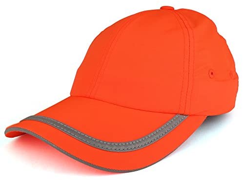 Trendy Apparel Shop Reflective Stripes High Enhanced Visibility Unstructured Safety Cap