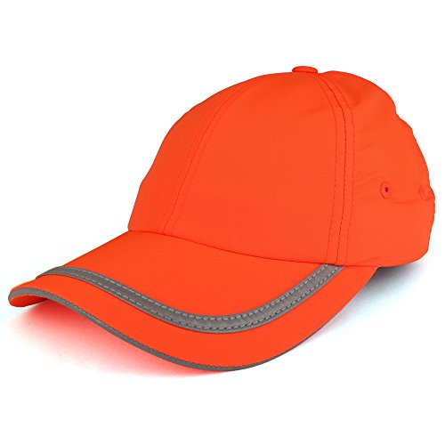 Trendy Apparel Shop Reflective Stripes High Enhanced Visibility Unstructured Safety Cap
