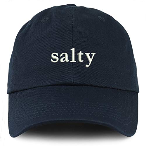 Trendy Apparel Shop Youth Salty Embroidered Unstructured Cotton Baseball Cap