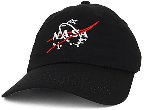 Trendy Apparel Shop Youth Size Kid's NASA Insignia Embroidered Astronaut Baseball Cap