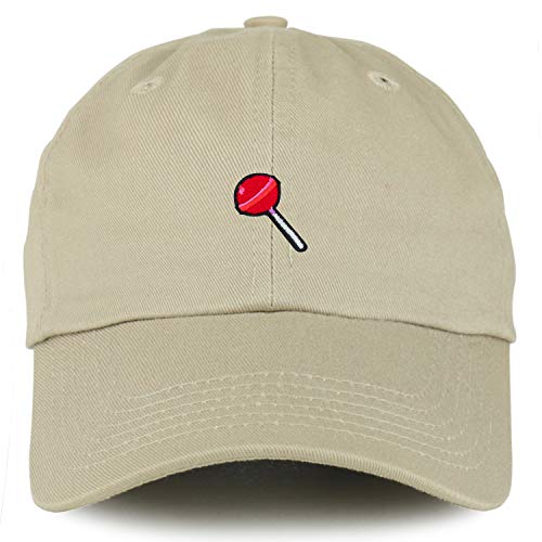 Trendy Apparel Shop Lollipop Patch Youth Small Fit Unstructured Cotton Baseball Cap