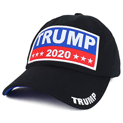 Trendy Apparel Shop Trump 2020 Square Election Campaign Patch Baseball Cap