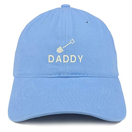 Trendy Apparel Shop Daddy with Shovel Embroidered Brushed Cotton Cap