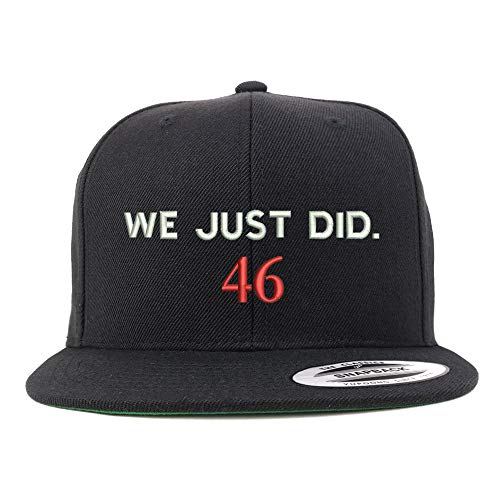 Trendy Apparel Shop We Just Did 46 President Celebration Flatbill Snapback Cap