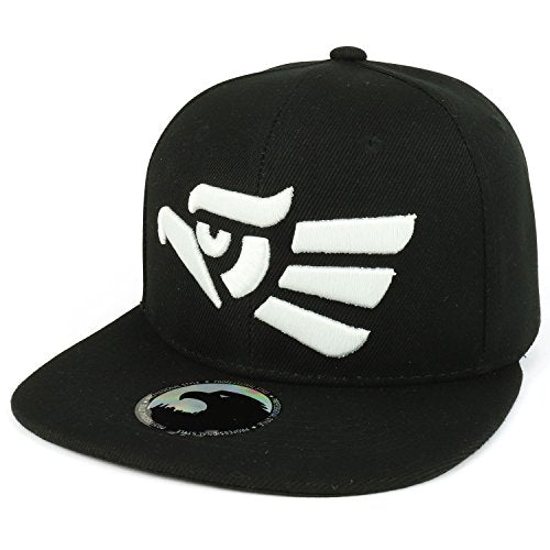 Trendy Apparel Shop Mexican Cara Cara Eagle 3D Embroidered Flatbill Snapback Cap