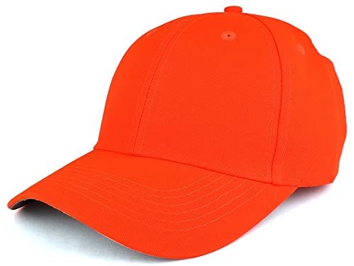 Trendy Apparel Shop Solid Enhanced Visibility Safety Flourescent Structured Ball Cap