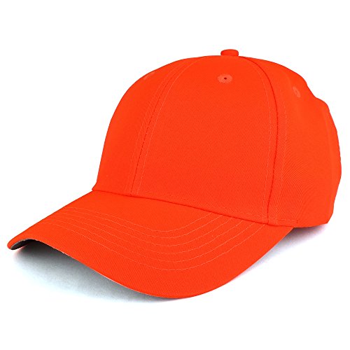 Trendy Apparel Shop Solid Enhanced Visibility Safety Flourescent Structured Ball Cap
