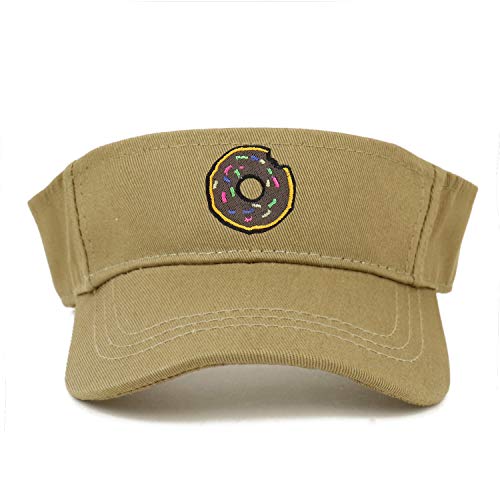 Trendy Apparel Shop Donut Patch Cotton Infant Summer Visor Cap