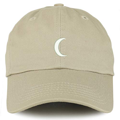 Trendy Apparel Shop Youth Crescent Moon Unstructured Cotton Baseball Cap