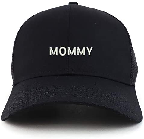 Trendy Apparel Shop Mommy Embroidered Structured High Profile Trucker Cap
