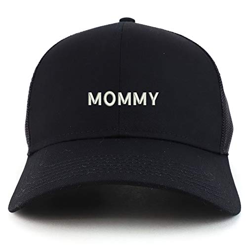 Trendy Apparel Shop Mommy Embroidered Structured High Profile Trucker Cap