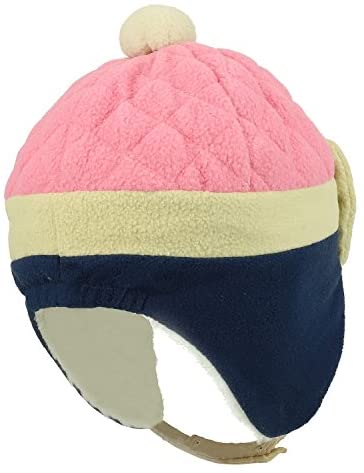 Trendy Apparel Shop Infant to Toddler Pilot Fur Lined Aviator Winter Hat with Ear Flaps