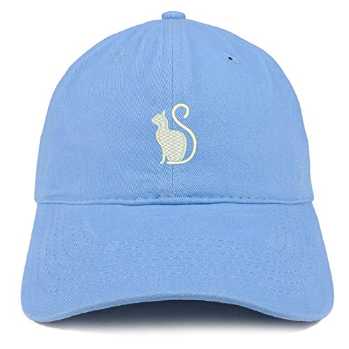 Trendy Apparel Shop Cat Image Embroidered Unstructured Cotton Dad Hat