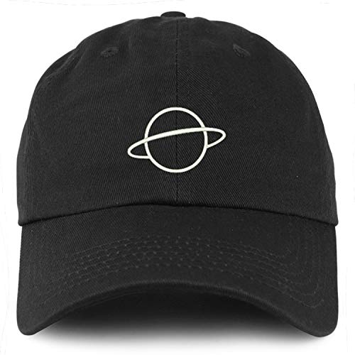 Trendy Apparel Shop Youth Planet Adjustable Unstructured Cotton Baseball Cap