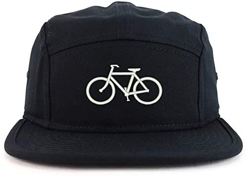Trendy Apparel Shop Love to Bicycle Embroidered 5 Panel Racer Baseball Cap