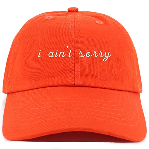 Trendy Apparel Shop Youth I Ain't Sorry Adjustable Soft Crown Baseball Cap