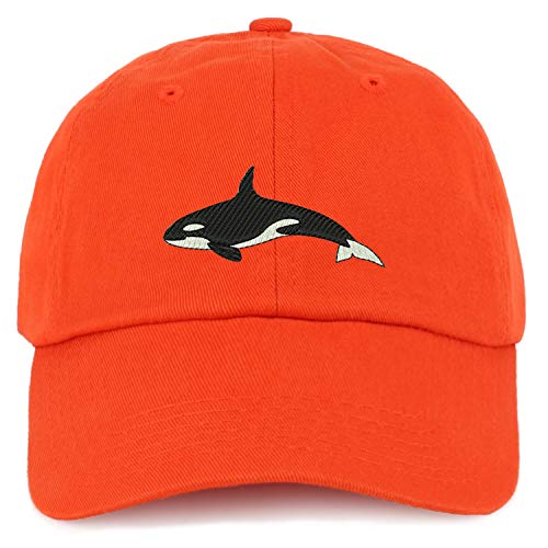 Trendy Apparel Shop Youth Orca Killer Whale Unstructured Cotton Baseball Cap