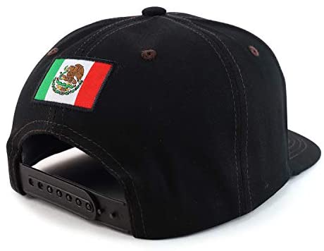 Trendy Apparel Shop Mexico Independence Eagle Snake Flatbill Snapback Ball Cap