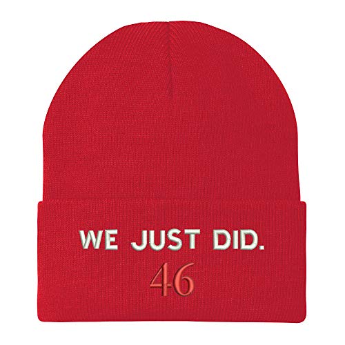 Trendy Apparel Shop We Just Did 46 President 2020 Celebration Long Cuff Beanie