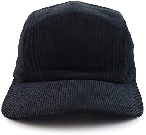 Trendy Apparel Shop Cotton Corduroy Unstructured 5 Panel Racer Baseball Cap