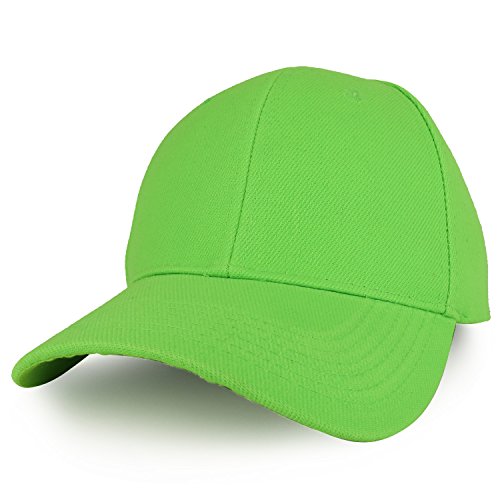 Trendy Apparel Shop Plain Structured Crown Adjustable Baseball Cap