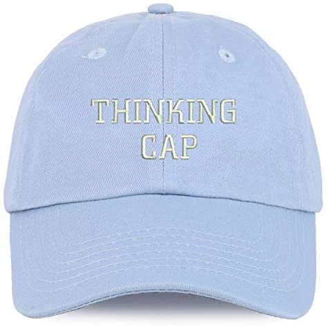 Trendy Apparel Shop Youth Thinking Cap Unstructured Cotton Baseball Cap