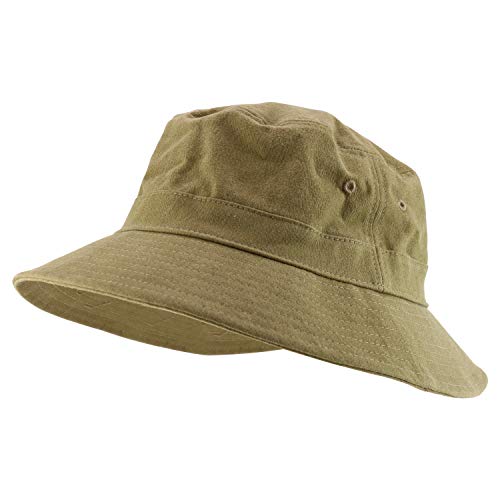Trendy Apparel Shop XXL - XXXL Oversize Pigment Dyed Cotton Bucket Hat