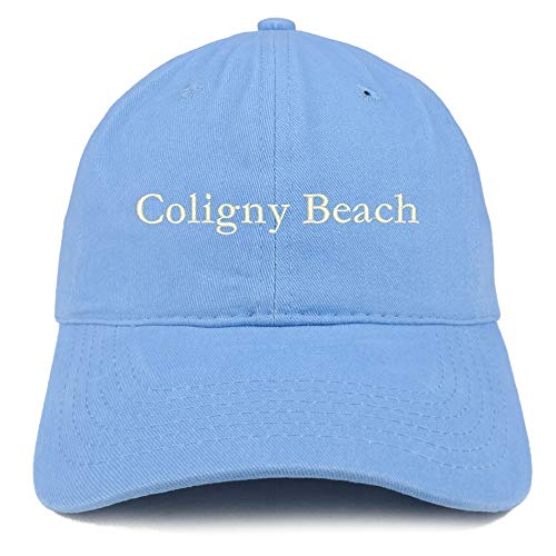 Trendy Apparel Shop Coligny Beach Embroidered Brushed Cotton Cap