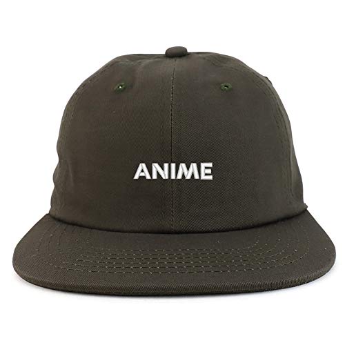 Trendy Apparel Shop Anime Embroidered Low Profile Cotton Snapback Cap