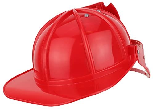 Trendy Apparel Shop Fire FD Adjustable Costume Helmet Hat with Visor