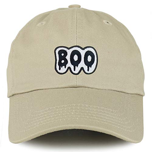 Trendy Apparel Shop Boo Patch Youth Small Fit Unstructured Cotton Baseball Cap