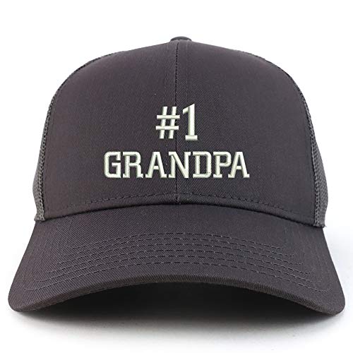 Trendy Apparel Shop Number 1 Grandpa Structured High Profile Trucker Cap
