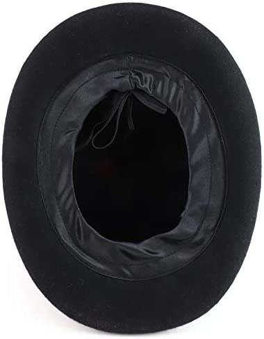 Trendy Apparel Shop Men's Wool Felt Tall Crown Top Hat