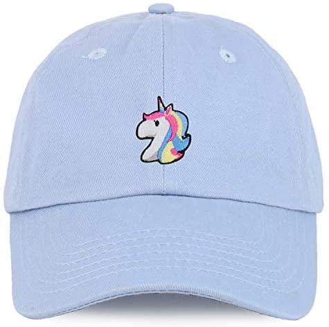 Trendy Apparel Shop Unicorn Patch Youth Small Fit Unstructured Cotton Baseball Cap