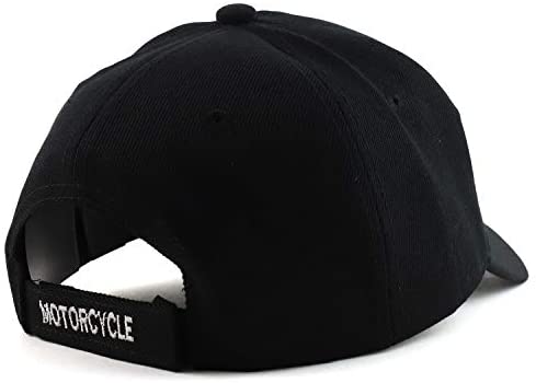 Trendy Apparel Shop 3D Motorcycle America Style Embroidery Baseball Cap