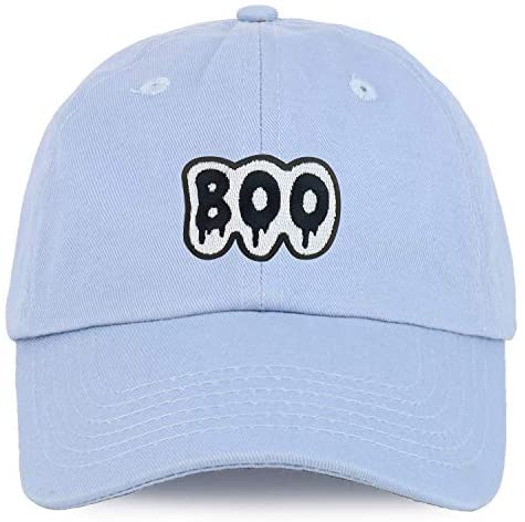 Trendy Apparel Shop Boo Patch Youth Small Fit Unstructured Cotton Baseball Cap