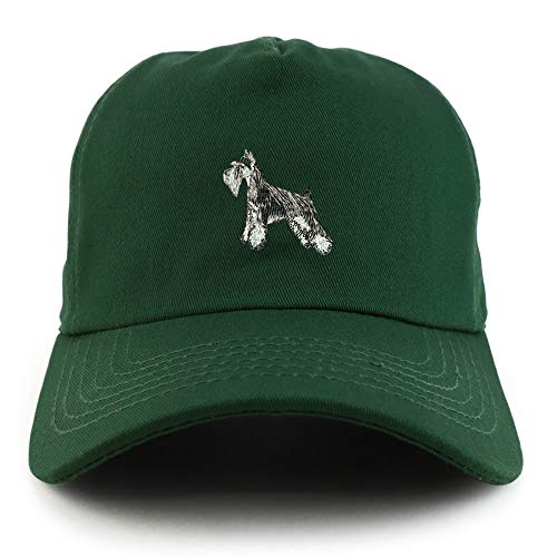 Trendy Apparel Shop Miniature Schnauzer Dog Unstructured 5 Panel Baseball Cap