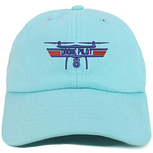 Trendy Apparel Shop Youth Drone Top Gun Pilot Soft Crown Baseball Cap