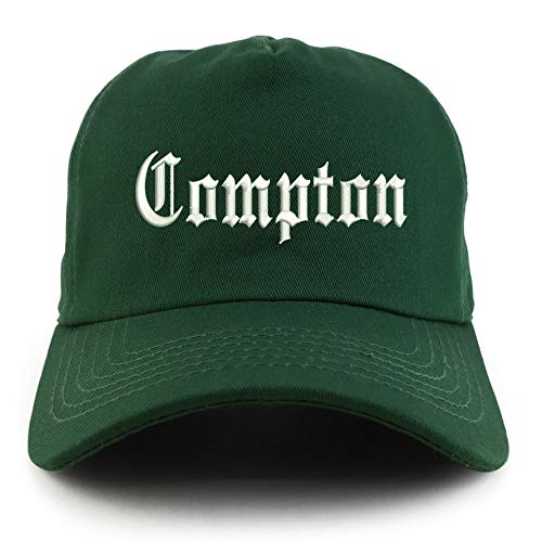 Trendy Apparel Shop Compton City Old English Unstructured 5 Panel Baseball Cap