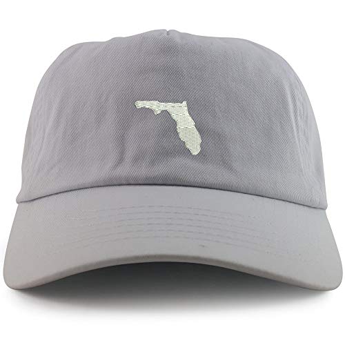 Trendy Apparel Shop Florida State Embroidered 5 Panel Unstructured Soft Crown Baseball Cap