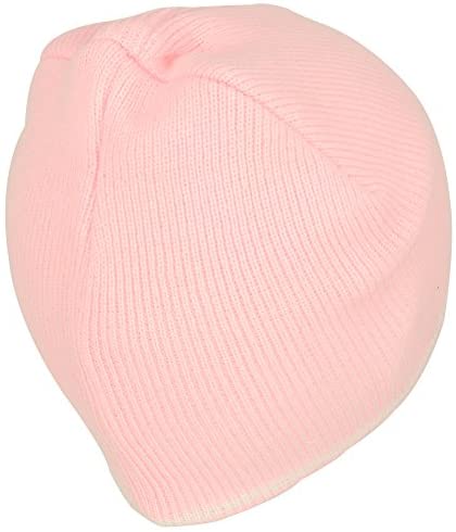 Trendy Apparel Shop Kid's Size Princess 3D Embroidered Short Beanie - Pink
