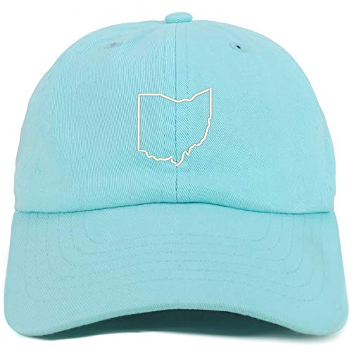 Trendy Apparel Shop Youth Ohio State Outline Adjustable Soft Crown Baseball Cap