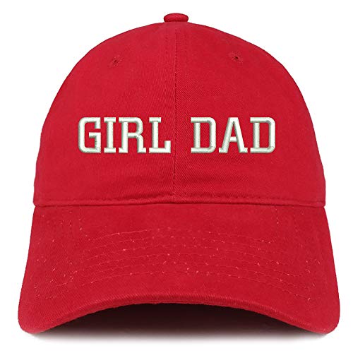 Trendy Apparel Shop Girl DAD Embroidered Soft Crown 100% Brushed Cotton Cap