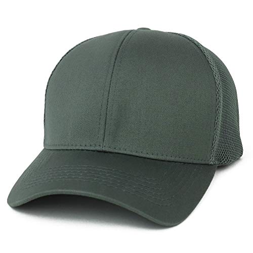 Trendy Apparel Shop Oversize XXL Structured Trucker Mesh Baseball Cap